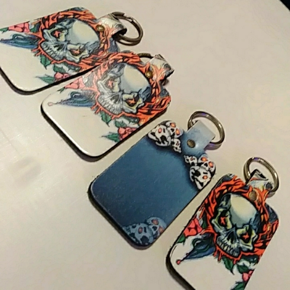 Leather keychains